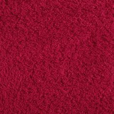 Vidaxl Premium brisače SOLUND 10 kos rdeča 80x200 cm 600 g/m2
