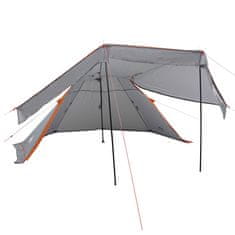 Vidaxl vidaXL Šotor tipi za 5 oseb, siv, vodoodporen