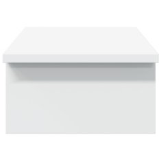 Vidaxl Stojalo za monitor bela 50x27x15 cm inženirski les