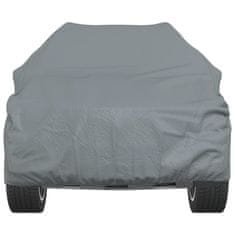 Vidaxl vidaXL Prevleka za avto SUV, polna, siva, L, netkano blago