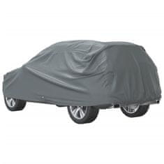 Vidaxl vidaXL Prevleka za avto SUV, polna, siva, L, netkano blago