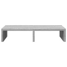 Vidaxl Stojalo za zaslon siva sonoma 50x27x10 cm inženirski les