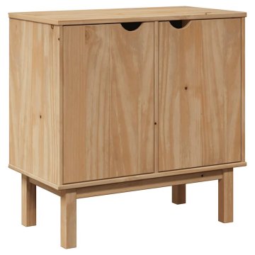 Vidaxl Omarica za predsobo OTTA 75x40x75 cm trdna borovina