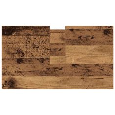 Vidaxl Kopalniška omarica starinski les 58x33x60 cm inženirski les