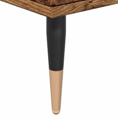 Vidaxl Kopalniška omarica starinski les 58x33x60 cm inženirski les