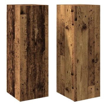 Vidaxl TV omarica 2 kosa starinski les 30,5x30x90 cm inženirski les