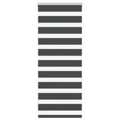 Vidaxl idaXL Zebra senčilo črna 55x150 cm tkanina širina 50,9 cm poliester