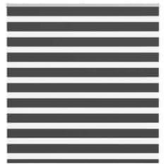 shumee idaXL Zebra senčilo črna 145x150 cm tkanina širina 140,9 cm poliester
