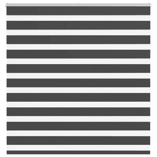 shumee idaXL Zebra senčilo črna 150x150 cm tkanina širina 145,9 cm poliester