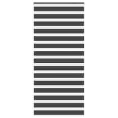 shumee idaXL Zebra senčilo črna 100x200 cm tkanina širina 95,9 cm poliester
