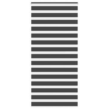 shumee idaXL Zebra senčilo črna 100x200 cm tkanina širina 95,9 cm poliester