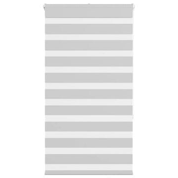 shumee vidaXL Zebra senčilo svetlo sivo 75x150 cm tkanina širina 70,9 cm