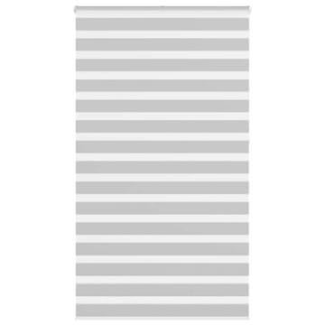 shumee vidaXL Zebra senčilo svetlo sivo 125x230 cm tkanina širina 120,9 cm