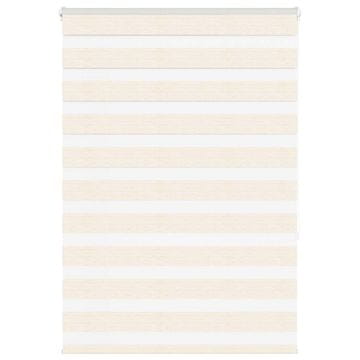 shumee vidaXL Zebra senčilo bež marmor 110x150 cm tkanina širina 105,9 cm