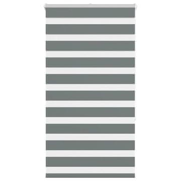 shumee vidaXL Zebra senčilo temno sivo 90x150 cm tkanina širina 85,9 cm