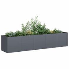 shumee vidaXL Sadilnik Anthracite 200x40x40 cm Hladno valjano jeklo