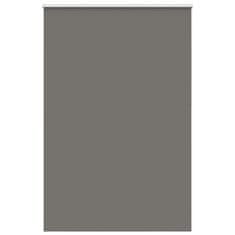 shumee vidaXL Roleta Blackout siv 145x210 cm Širina tkanine 141,6 cm