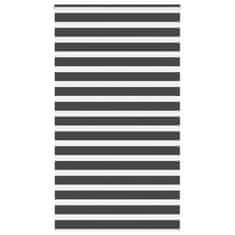 Vidaxl idaXL Zebra senčilo črna 130x230 cm tkanina širina 125,9 cm poliester