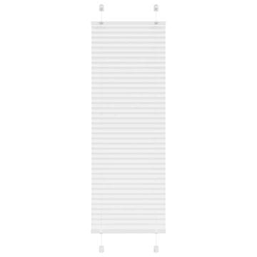 shumee vidaXL Plisirana žaluzija Bela 45x150 cm Širina tkanine 44,4 cm