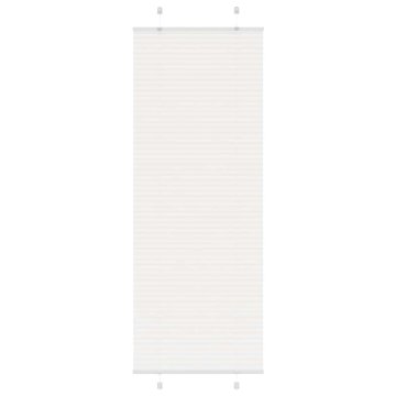 shumee vidaXL Plisirana žaluzija Bela 70x200 cm Širina tkanine 69,4 cm