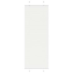 shumee vidaXL Plisirana žaluzija Bela 80x200 cm Širina tkanine 79,4 cm