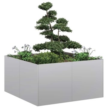 shumee vidaXL Sadilnik 80x80x40 cm Pocinkano jeklo