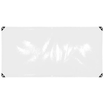 Vidaxl Prozorna ponjava z ušesi 1x2 m PVC