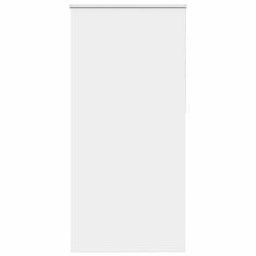 shumee vidaXL Rolo zatemnjena bela 110x210cm tkanina širina 105,7cm poliester