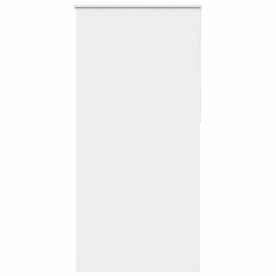 shumee vidaXL Rolo zatemnjena bela 110x210cm tkanina širina 105,7cm poliester