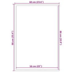 Vidaxl vidaXL Predpražnik antracit 60x90 cm