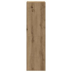 Vidaxl 3 kosi stenske TV omarice Artisan Oak Engineered Wood