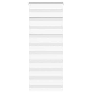 Vidaxl Zebra senčilo bela 60x100 cm tkanina širina 55,9cm poliester