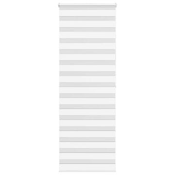 shumee vidaXL Zebra senčilo bela 90x200 cm tkanina širina 85,9cm poliester