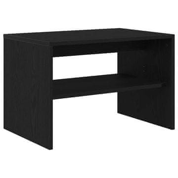 Vidaxl TV omarica Črni hrast 60x40x40 cm Inženirski les