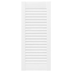 Vidaxl Vrata za omarico z letvicami 4 kosi bela 69x29,5 cm