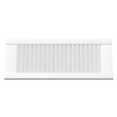 Vidaxl Vrata za omarico z letvicami 4 kosi bela 69x29,5 cm
