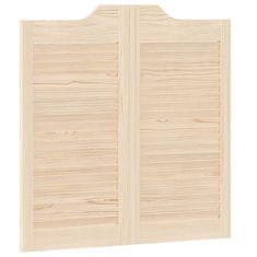 Vidaxl Swing Doors Louvred Design 2 para masivni les borovega lesa