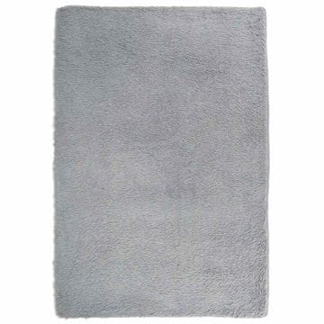 Vidaxl Visoka košata preproga NAVARRA srebrno siva 120x170cm poliester