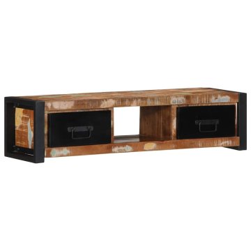 Vidaxl TV omarica 100x30x25 cm masivni les obnovljen