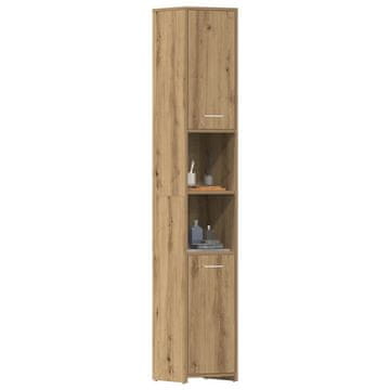 Vidaxl vidaXL Kopalniška omarica Artisan hrast 30x30x183,5 cm