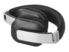 Krüger&Matz Brezžične bluetooth naglavne slušalke F50, srebrne