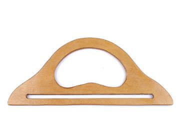 Leseni ročaji za vrečke, naravni (2 kosa)