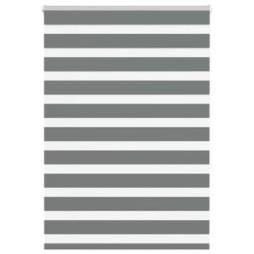 Vidaxl Zebra senčilo temno sivo 100x150 cm tkanina širina 95,9 cm
