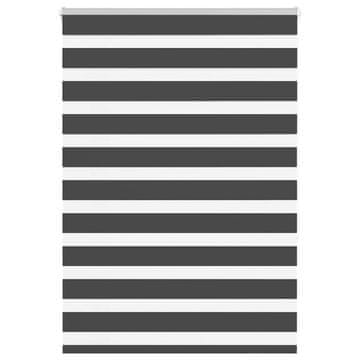 shumee idaXL Zebra senčilo črna 110x150 cm tkanina širina 105,9 cm poliester