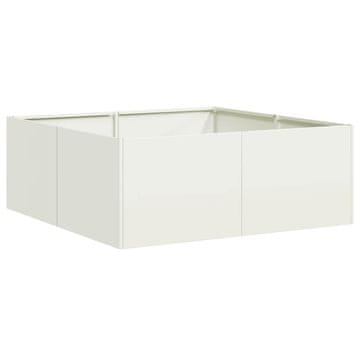 Vidaxl Sadilnik Bela 80x80x30 cm Jeklo