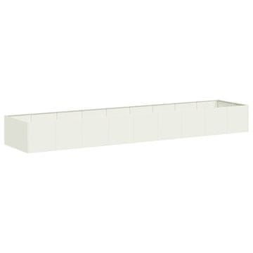 Vidaxl Sadilnik Bela 360x80x40 cm Jeklo