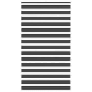 Vidaxl idaXL Zebra senčilo črna 135x200 cm tkanina širina 130,9 cm poliester