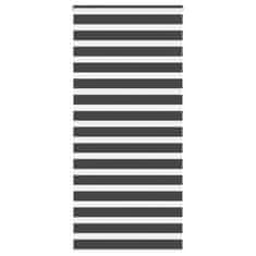 shumee idaXL Zebra senčilo črna 110x230 cm tkanina širina 105,9 cm poliester