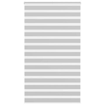 shumee vidaXL Zebra senčilo svetlo sivo 120x200 cm tkanina širina 115,9 cm