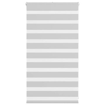 shumee vidaXL Zebra senčilo svetlo sivo 90x100 cm tkanina širina 85,9 cm